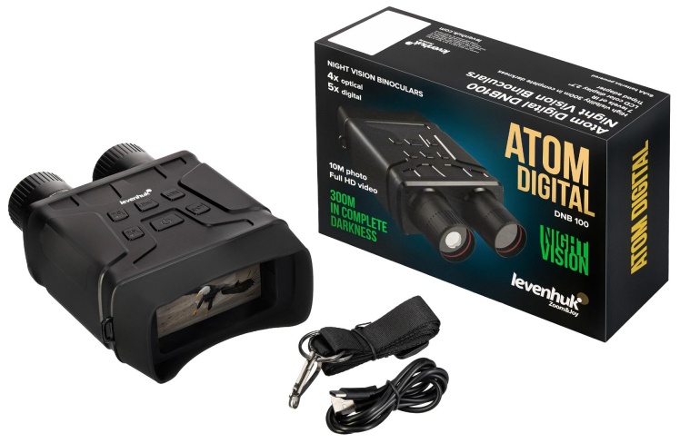 Бинокль ночного видения Levenhuk Atom Digital DNB100, 81701