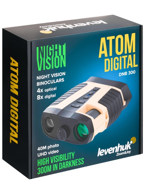 Бинокль ночного видения Levenhuk Atom Digital DNB300, 82470