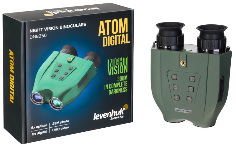 Бинокль ночного видения Levenhuk Atom Digital DNB250, 83055