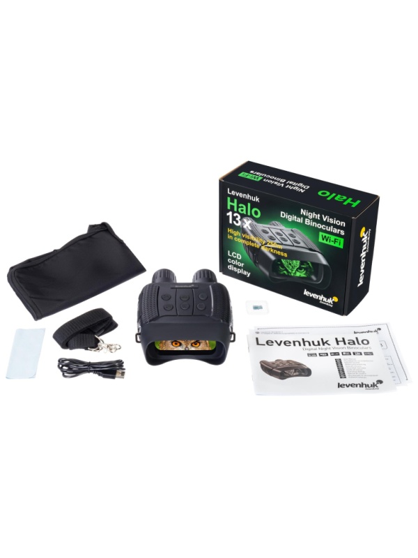 Бинокль цифровой ночного видения Levenhuk Halo 13X Wi-Fi, 77664