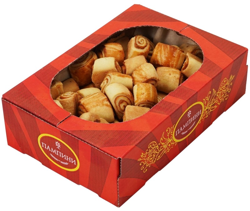 Рулет песочный начинка со вкусом клюква 650г