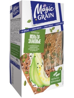 Хлебцы Magic Grain Мультизлаковые с тыквенными семечками 160г 1220