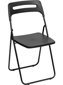 Стул XPP_Комус Мебель раскладной Folding черный