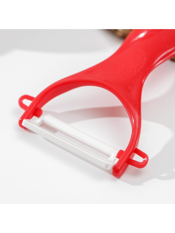 Овощечистка керамическая Доляна «Солнечная», 13 см, цвет МИКС