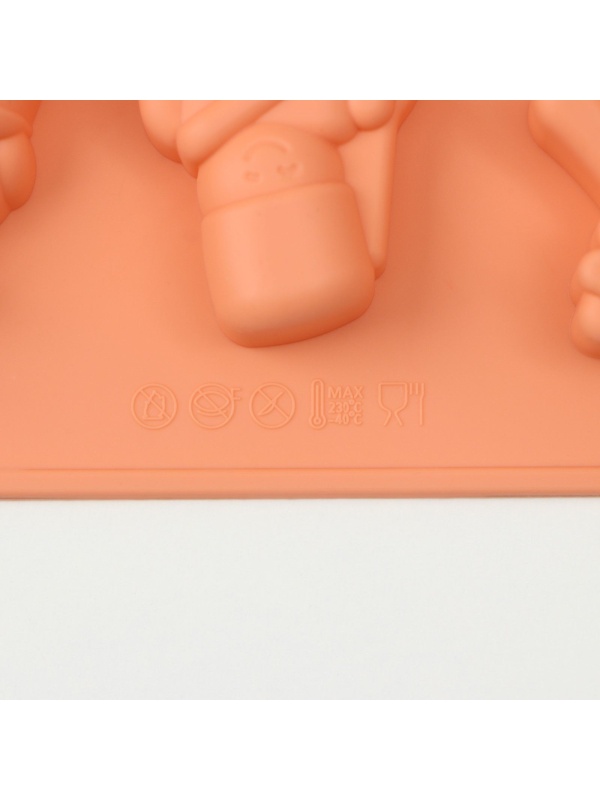 Форма для выпечки Доляна «Сказка. Детское воображение», силикон, 30×17,5 см, 15 ячеек (5,3×4,5 см), цвет МИКС