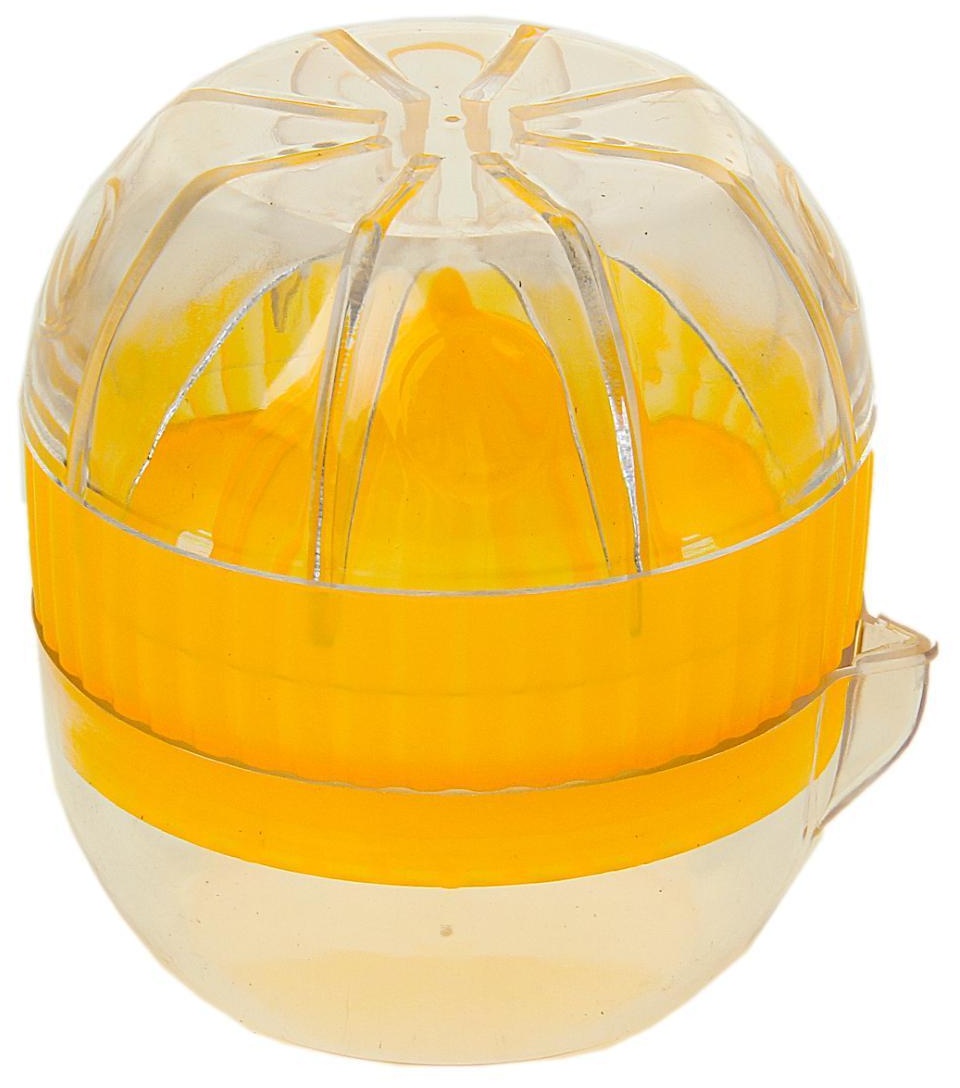 Ручная соковыжималка для цитрусовых с лотком и крышкой