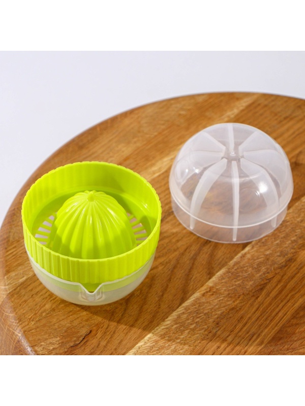 Ручная соковыжималка для цитрусовых с лотком и крышкой