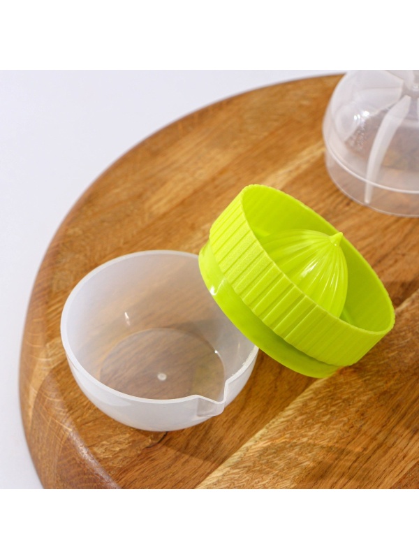 Ручная соковыжималка для цитрусовых с лотком и крышкой