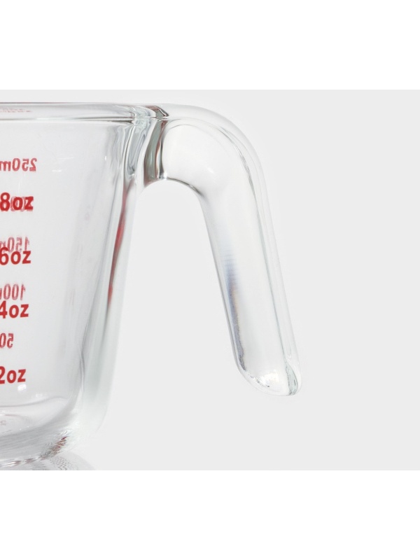 Кувшин мерный из жаропрочного стекла Доляна «Классика», 250 мл, 14×10,5×7 см