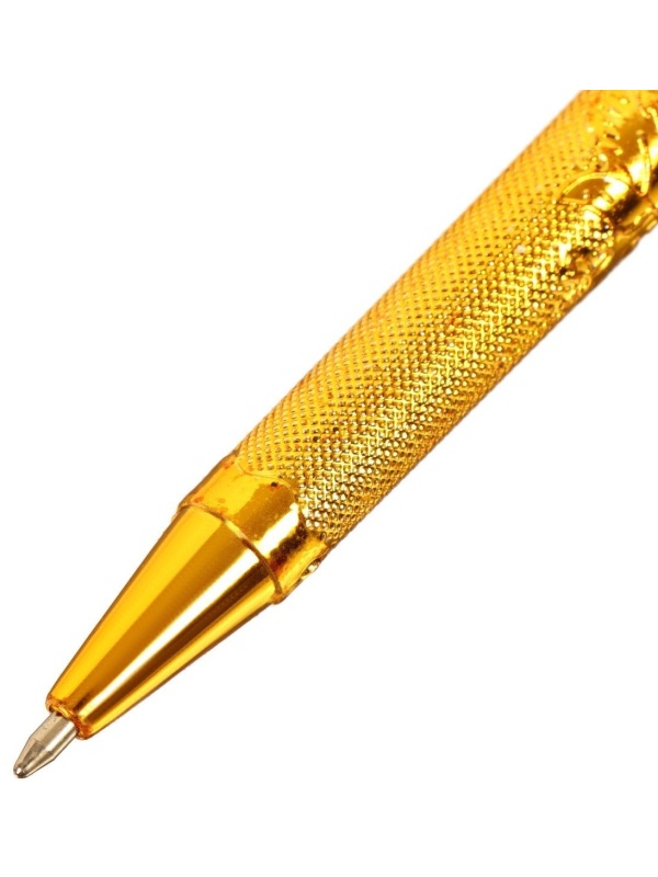 Набор ручек шариковых, 4 штуки, автоматические, стержень синий, МИКС