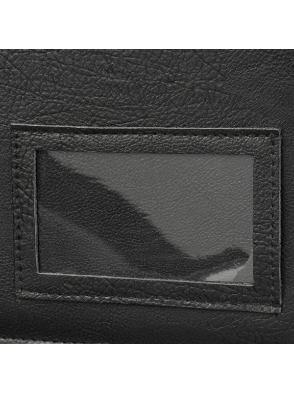 Портфель ГРИФ К мод. 1027/2 черный экокожа