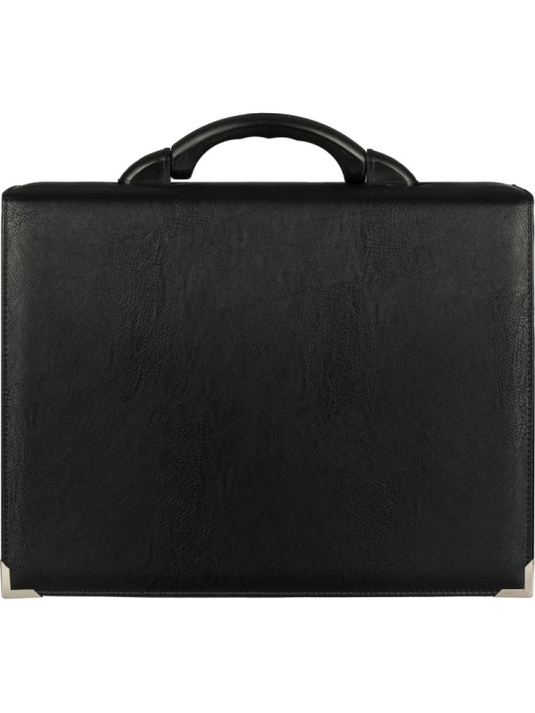 Портфель ГРИФ К мод. 1027/2 черный экокожа