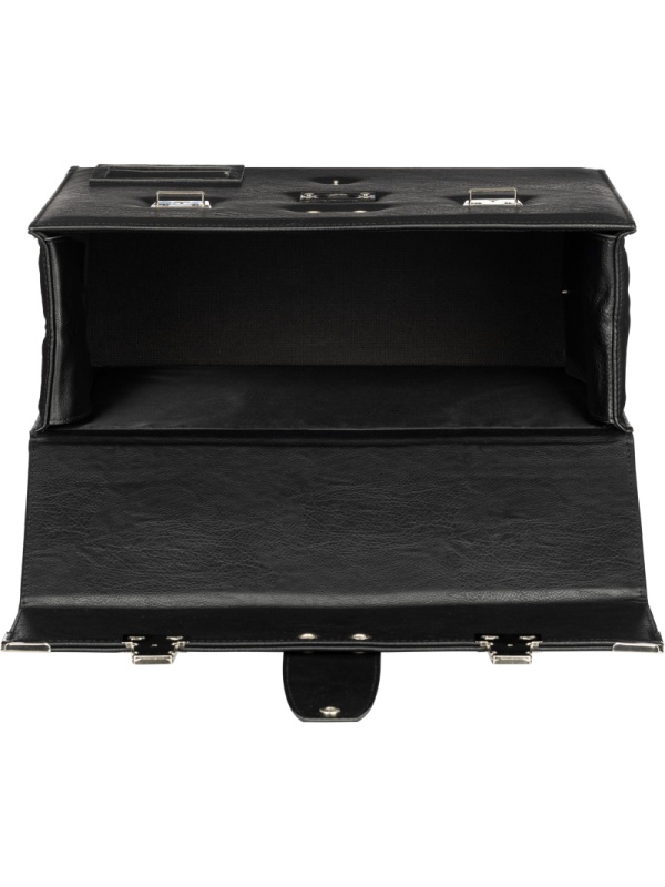 Портфель ГРИФ К мод. 1027/2 черный экокожа