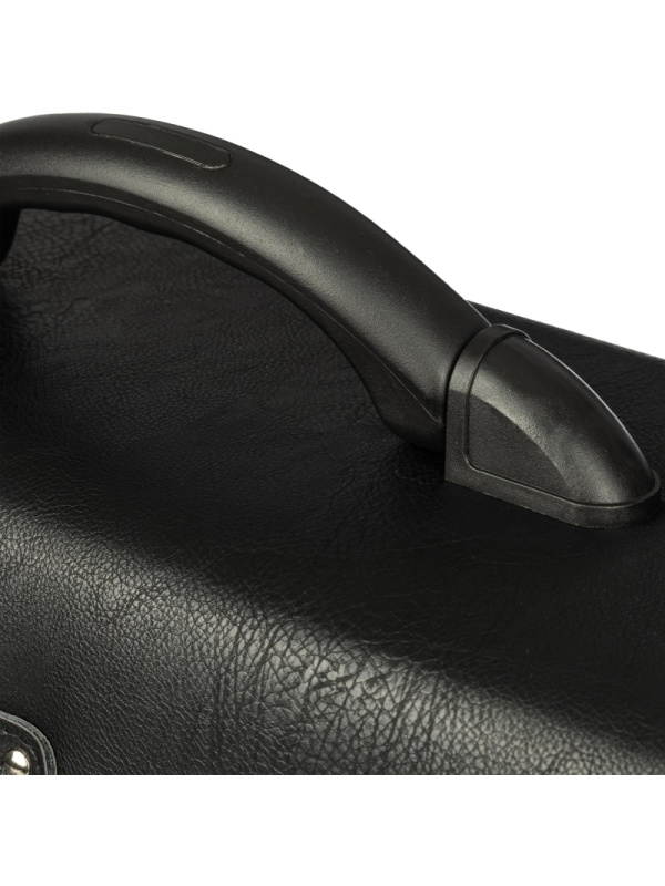 Портфель ГРИФ К мод. 1027/2 черный экокожа