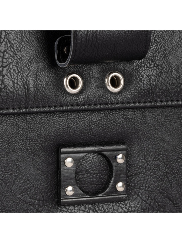 Портфель ГРИФ К мод. 1027/2 черный экокожа