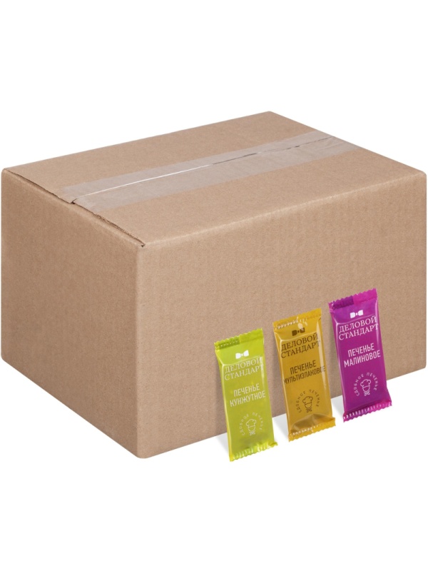 Печенье Деловой Стандарт(Кунжутное,Малиновое,Мультизлковое)инд.уп,300шт/уп
