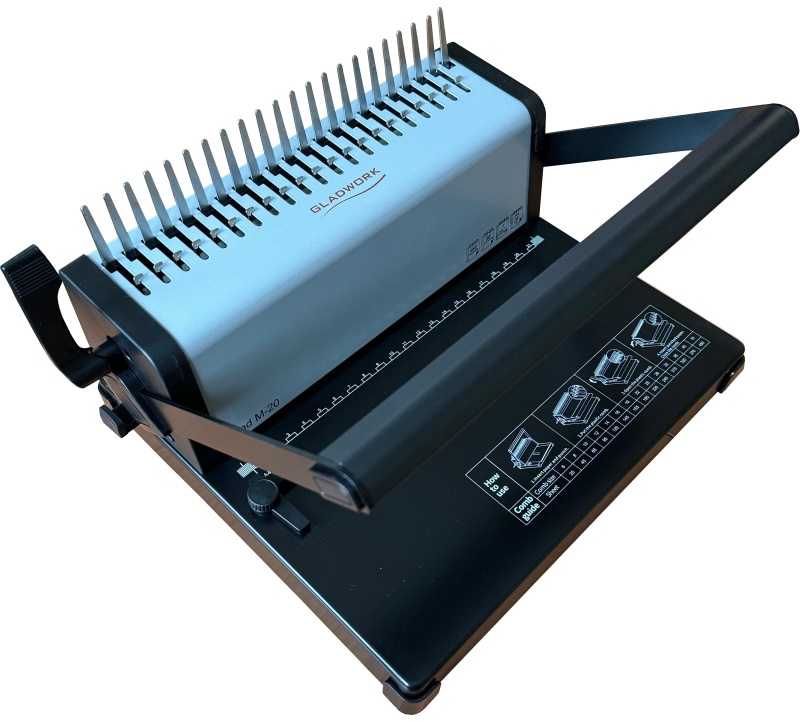 Брошюровщик Gladwork iBind M-20 А4, 20/450 лист., пл.пруж