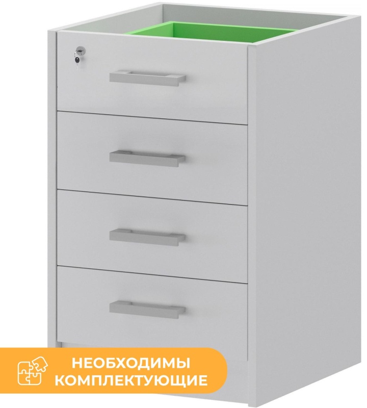 Тумба PT Арго АТ2-05 Каркас тумбы приставной белый