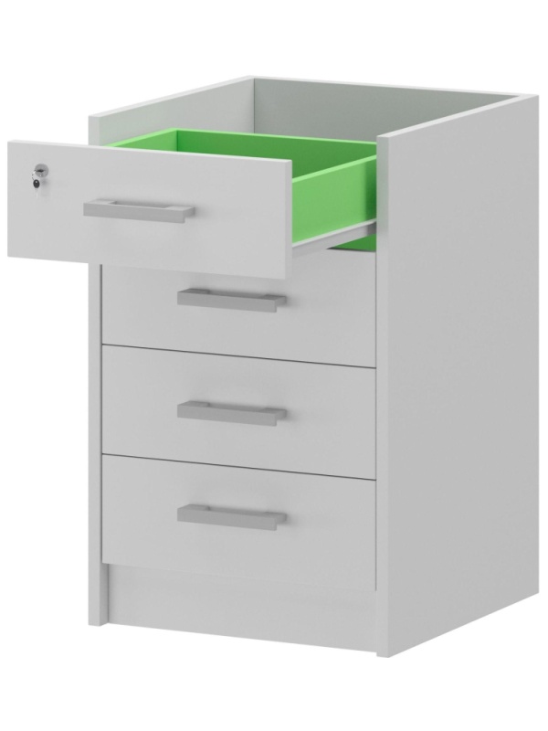 Тумба PT Арго АТ2-05 Каркас тумбы приставной белый