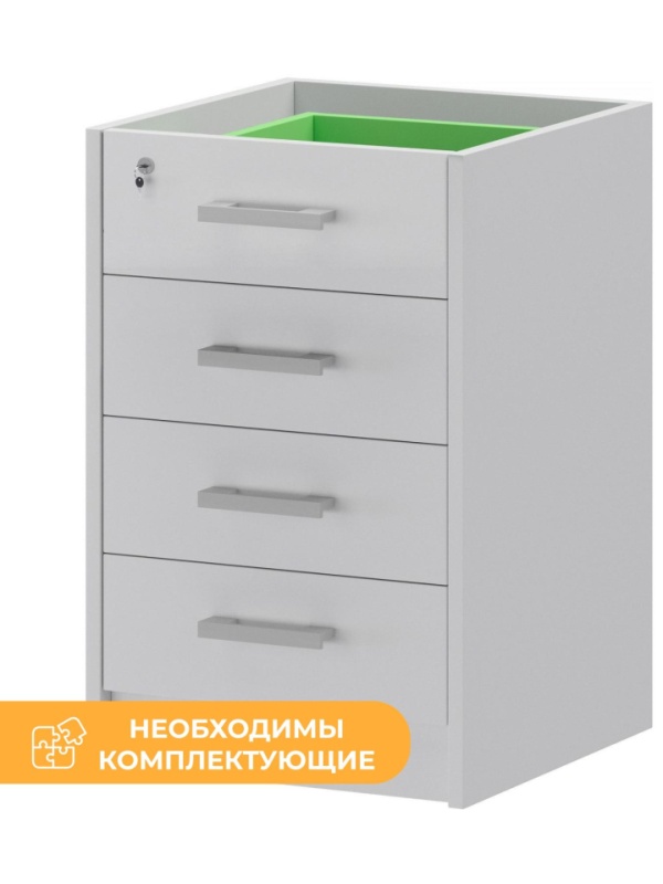 Тумба PT Арго АТ2-05 Каркас тумбы приставной белый