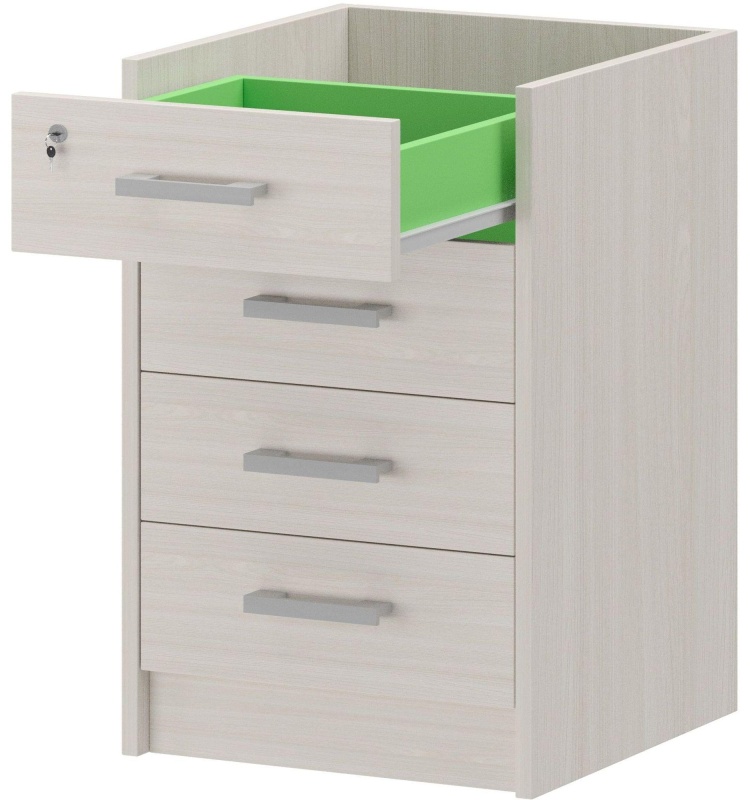 Тумба PT Арго АТ2-05 Каркас тумбы приставной ясень шимо