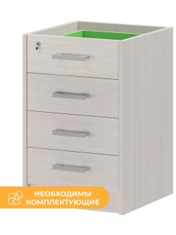 Тумба PT Арго АТ2-05 Каркас тумбы приставной ясень шимо