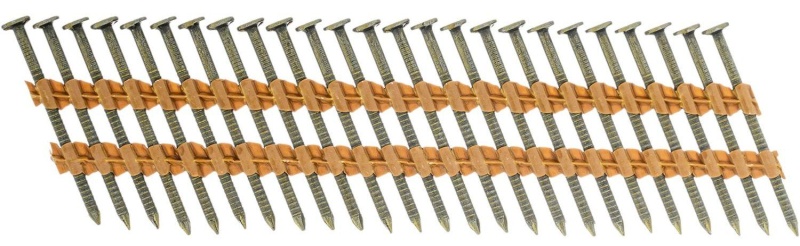 Гвозди для нейлера DENZEL(крашен.)50мм/2,9мм,2000 шт./уп (57692)