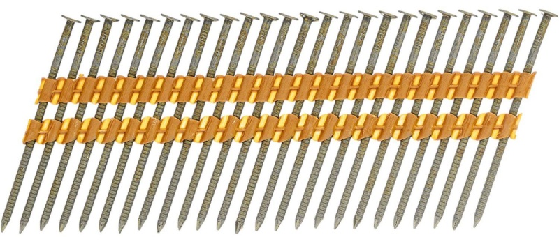 Гвозди для нейлера DENZEL (крашен.)75 мм/3,05мм,2000 шт./уп(57697)