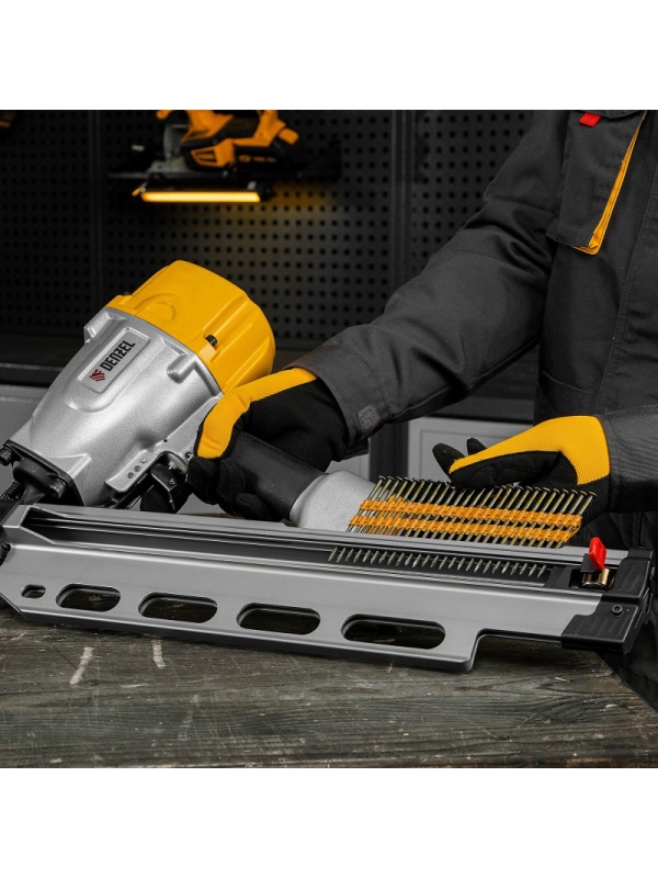 Гвозди для нейлера DENZEL (крашен.)75 мм/3,05мм,2000 шт./уп(57697)