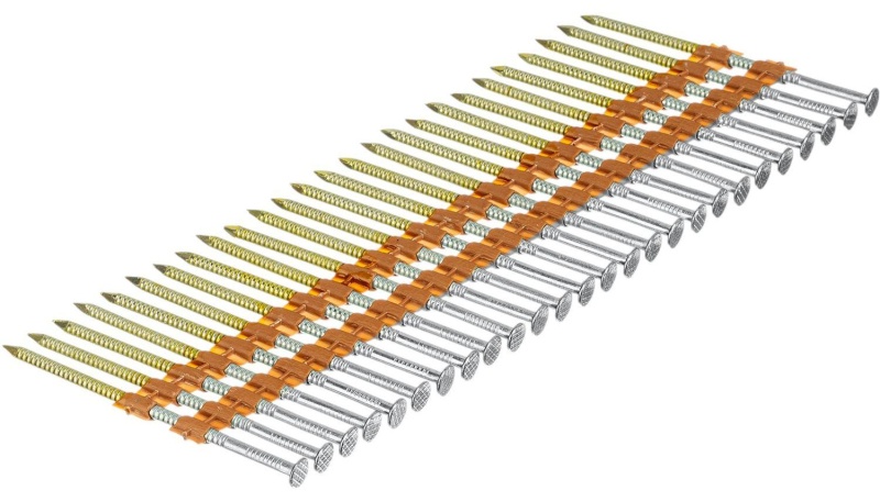 Гвозди для нейлера DENZEL (оцинк.)75мм/3,05мм,2000 шт./уп(57687)
