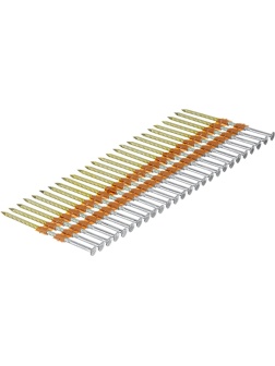 Гвозди для нейлера DENZEL (оцинк.)75мм/3,05мм,2000 шт./уп(57687)