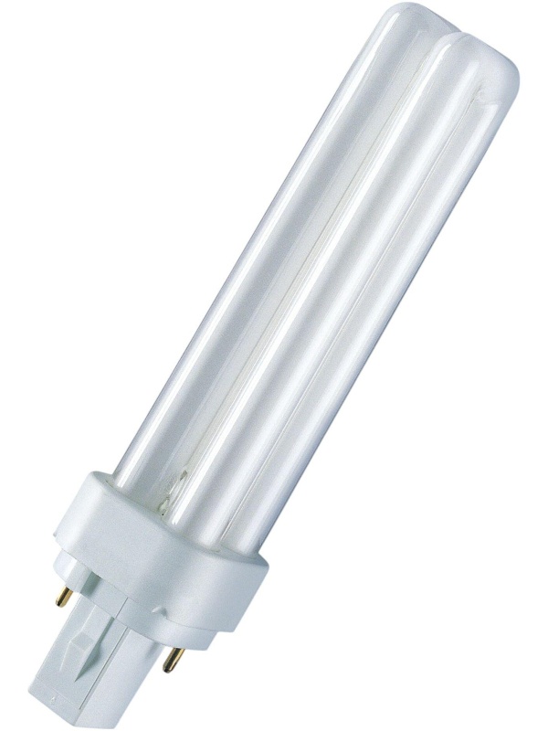 Лампа люминесцентная неинтегрирован. Компакт. Osram DULUX D 13W/840 G24D-1