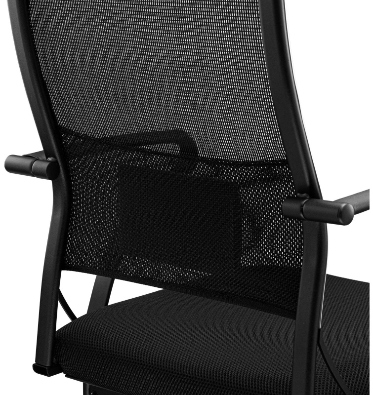 Конференц-кресло MT_Sit Air-180/Km00/Wh00/K15bL(F58),черный