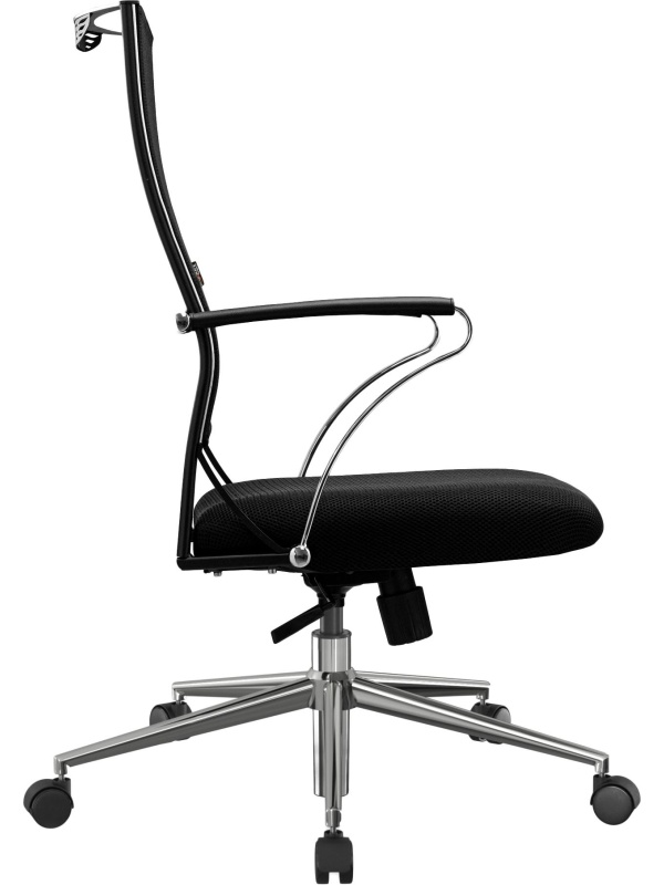 Кресло MT_Sit Air-180/Km00/Wh00/K15cL(M09.B23.G18.W01),черный, хром