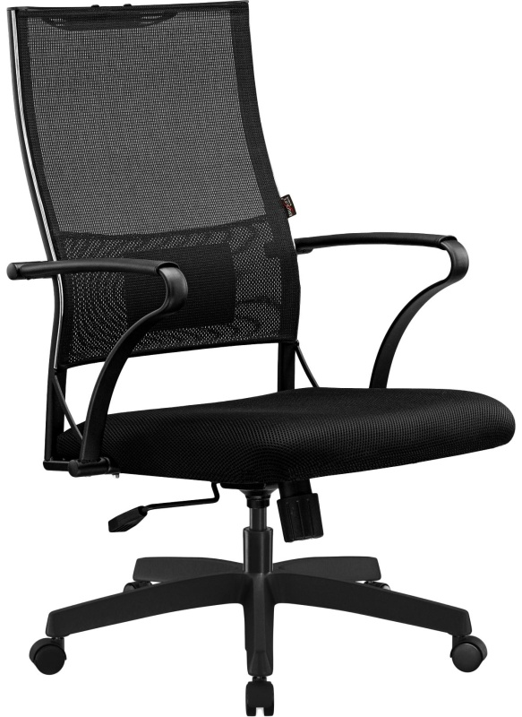 Кресло MT_Sit Air-180/Km00/Wh00/K15bL(M09.B02.G15.W01),черный, пластик