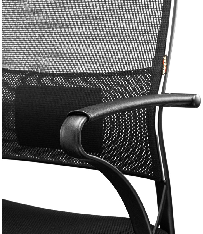 Кресло MT_Sit Air-180/Km00/Wh00/K15bL(M09.B02.G15.W01),черный, пластик