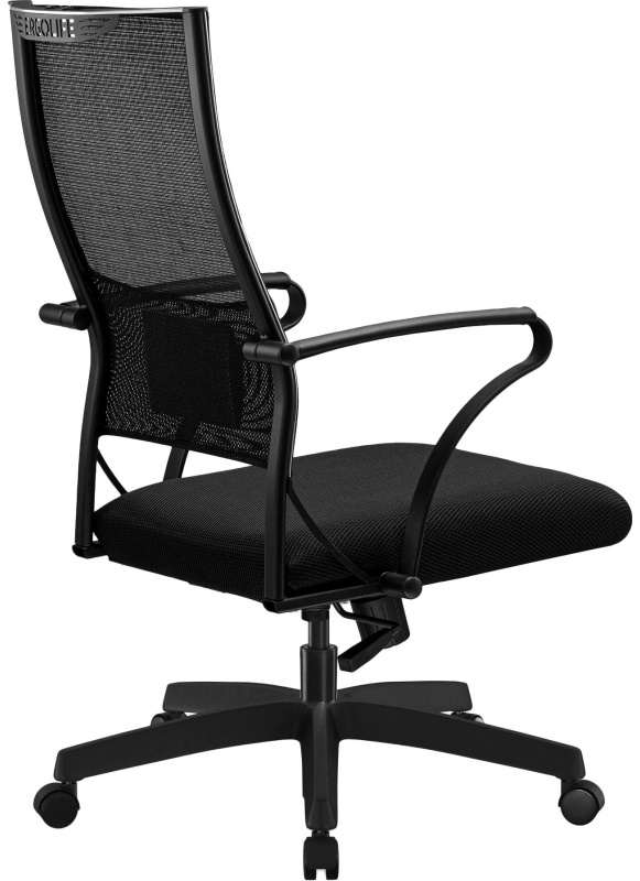 Кресло MT_Sit Air-180/Km00/Wh00/K15bL(M09.B02.G15.W01),черный, пластик