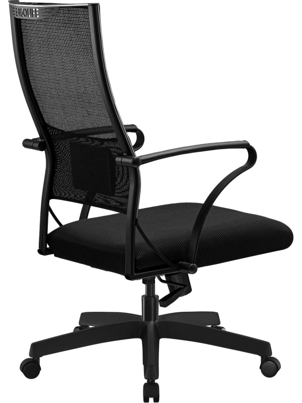 Кресло MT_Sit Air-180/Km00/Wh00/K15bL(M09.B02.G15.W01),черный, пластик