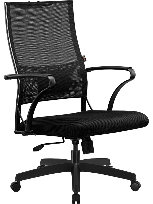 Кресло MT_Sit Air-180/Km00/Wh00/K15bL(M09.B02.G15.W01),черный, пластик