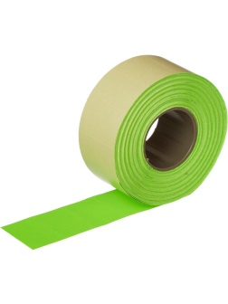 Этикет-лента Эконом 26х16 зеленая прям1000шт/рул 10рул/уп