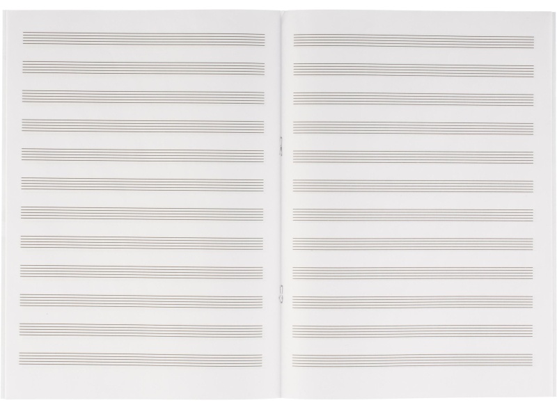 Тетрадь для нот РОЯЛЬ У ОКНА 8л.А4,белый офсет,2 скобы/69909