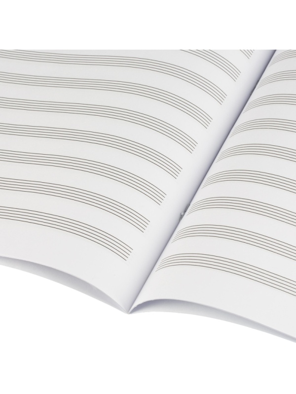 Тетрадь для нот РОЯЛЬ У ОКНА 8л.А4,белый офсет,2 скобы/69909