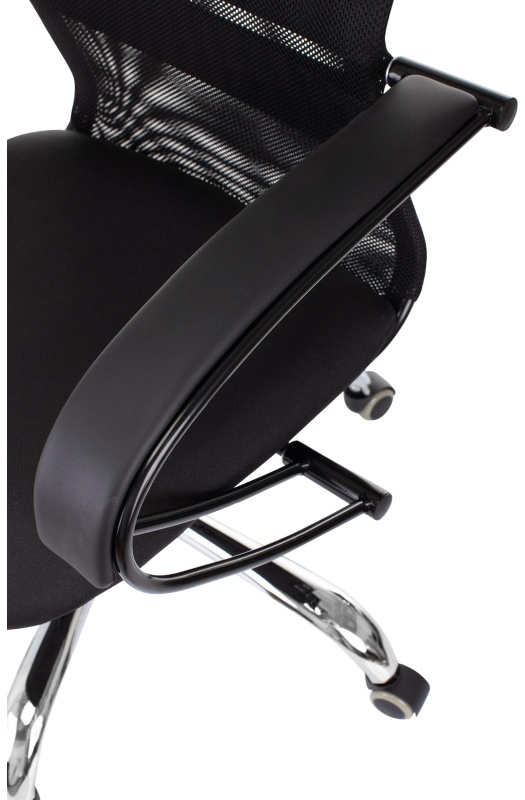Кресло VB_Бюрократ CH-607BS черный сетка/ткань