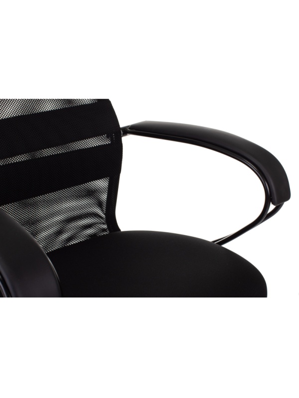 Кресло VB_Бюрократ CH-607BS черный сетка/ткань