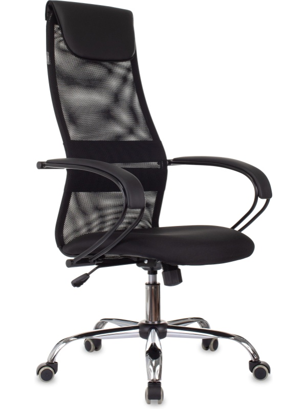 Кресло VB_Бюрократ CH-607BS черный сетка/ткань