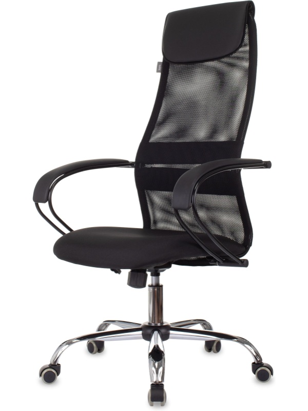 Кресло VB_Бюрократ CH-607BS черный сетка/ткань