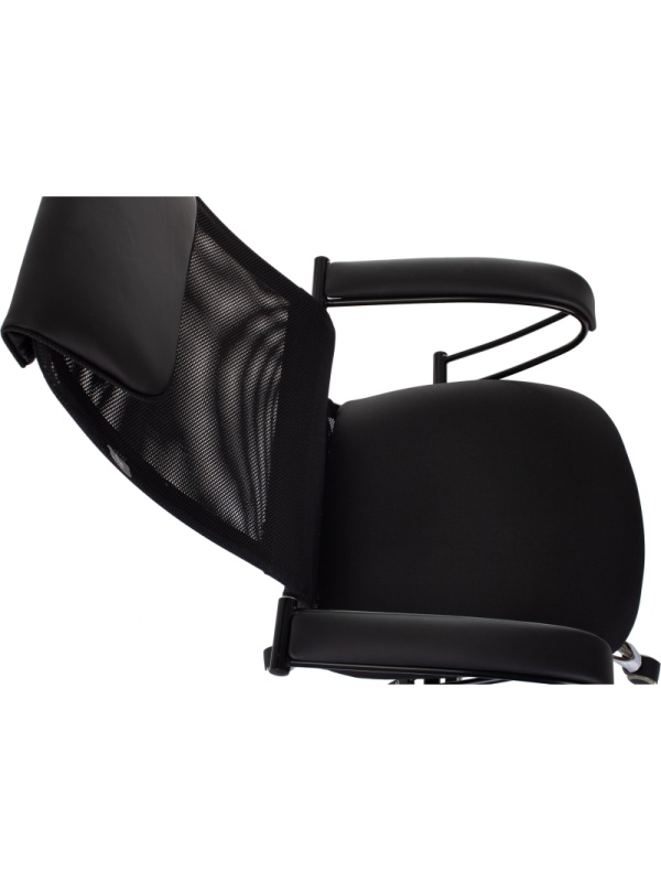 Кресло VB_Бюрократ CH-607BS черный сетка/ткань