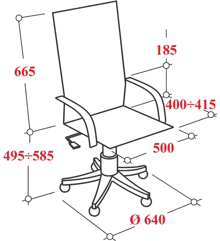 Кресло VB_Бюрократ Sigma 2 черный сетка/ткань