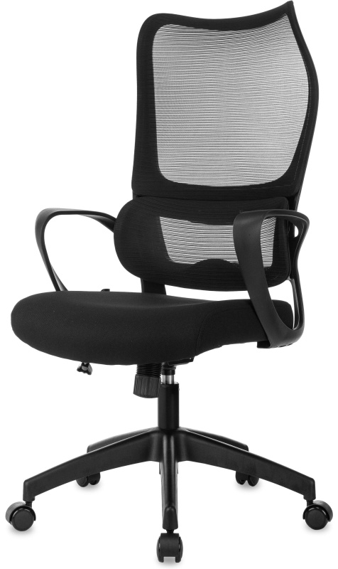 Кресло VB_Бюрократ Sigma 2 черный сетка/ткань