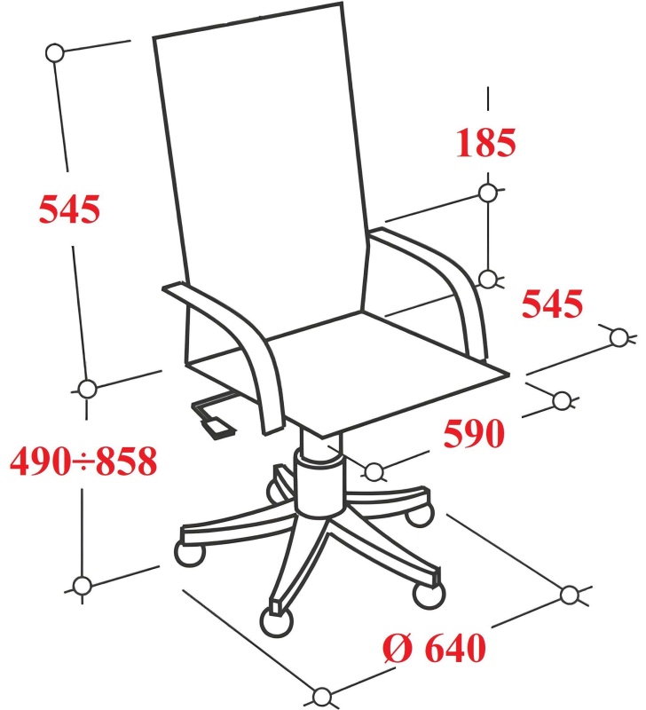 Кресло VB_Бюрократ Wise черный сетка/ткань с подголов
